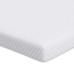 vidaXL Memory foam madrass toppers 80 x 200 cm Thick Mjuk Vit
