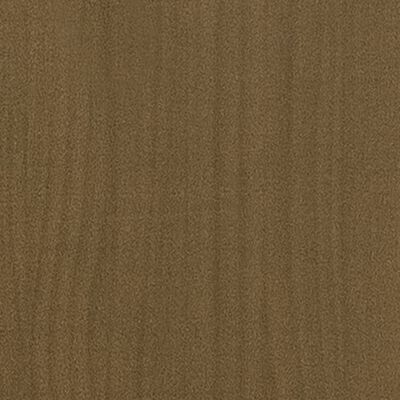 vidaXL Sängbord honungsbrun 35,5x33,5x41,5 cm massiv furu