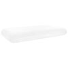 vidaXL Sovkudde Enf&auml;rgad Vit 74 x 39 x 13 cm Minneskum