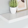 vidaXL Sv&auml;vande v&auml;gghyllor 4 st vit 50x23x3,8 cm MDF
