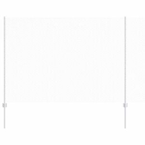 vidaXL Sexkantigt staket med stolpe 25 x 1,6 m Galvaniserat st&aring;l Mesh