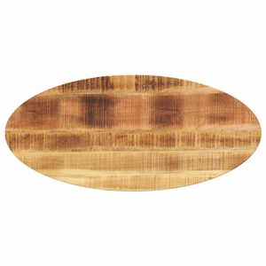 vidaXL Bordsskiva 110x40x3,8 cm oval massivt mangotr&auml;
