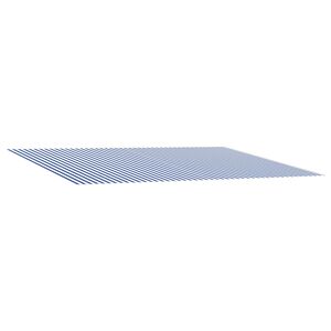 vidaXL Markisv&auml;v Bl&aring; och Vit 350 x 250 cm Polyester