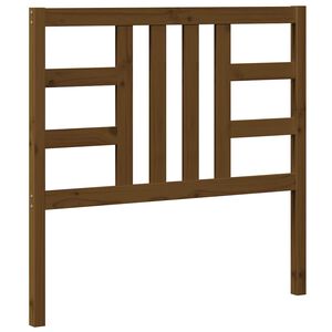 vidaXL S&auml;nggavel honungsbrun 106x4x100 cm massiv furu