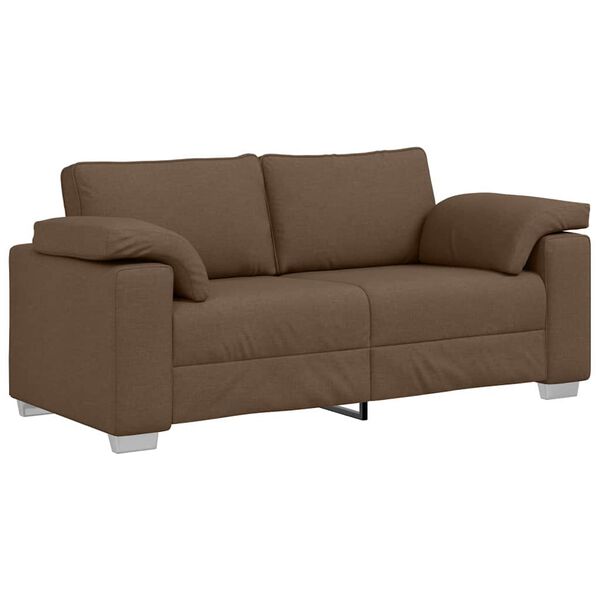 vidaXL Soffa Brun 180 x 77 x 82 cm tyg
