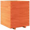 vidaXL Odlingsl&aring;da vaxbrun 60x60x72 cm massiv furu