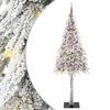 vidaXL Julgran med 300 LED-lampor med stativ Vit 210 cm PE och St&aring;l