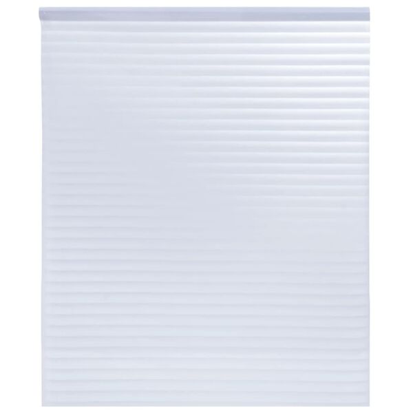 vidaXL F&ouml;nsterfilm frostad randigt m&ouml;nster 90x500 cm PVC