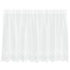 vidaXL Spetsgardin Vit 80 x 200 cm Polyester