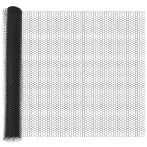 vidaXL Svetsat tr&aring;dgalleri med piggar 25 x 1,4 m (B x H)