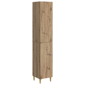 vidaXL Sk&aring;pset 2 pcs 33 x 34,5 x 90 cm Konstruerat tr&auml;