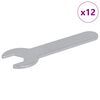 vidaXL Blocknyckel 12 st Silver 13 mm J&auml;rn
