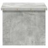 vidaXL Kaffeebord Betonggrå 55 x 54,5 x 45 cm Konstruerat trä