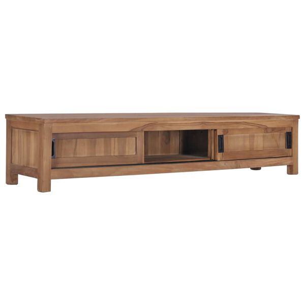 vidaXL TV-b&auml;nk 150x30x30 cm massiv teak
