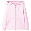 Barnhoodie ljusrosa 116