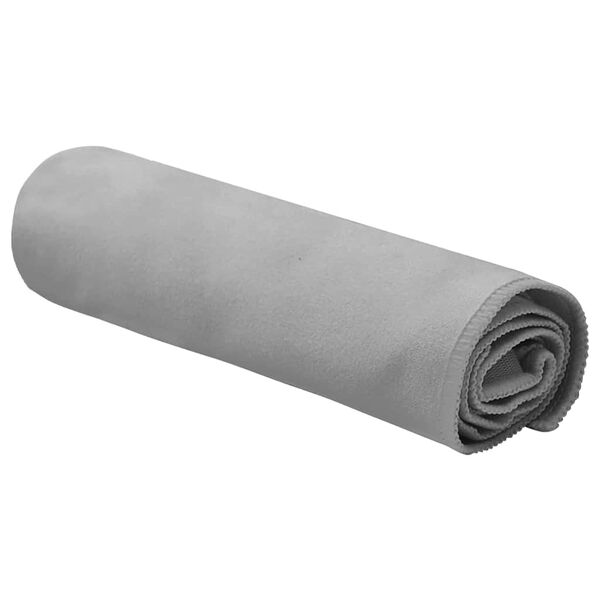vidaXL Sporthanddukar 2 pcs Mörkgrå 50 x 30 cm Polyester och polyamid