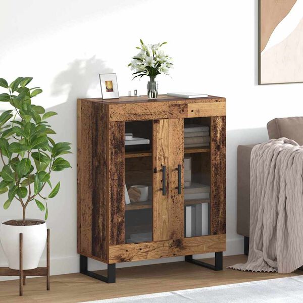 vidaXL Sideboard Gammalt tr&auml; 69,5 x 34 x 90 cm Konstruerat tr&auml;