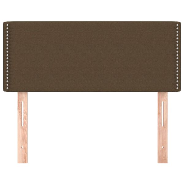 vidaXL S&auml;nggavel m&ouml;rkbrun 80x5x78/88 cm tyg