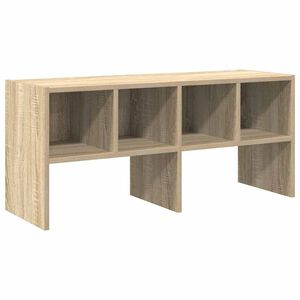 vidaXL Skohylla stapelbar sonoma-ek 89,5x30x40 cm