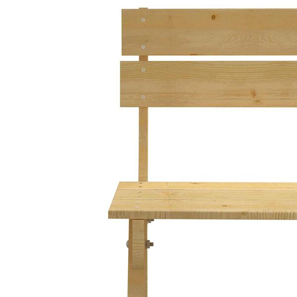 vidaXL Tr&auml;dg&aring;rdsstol impregnerad furu