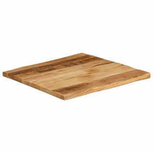 vidaXL Bordsskiva 40x40x2,5 cm levande kant massivt grovt mangotr&auml;