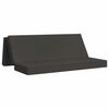 vidaXL F&auml;llbar Soffbed 180 x 67 x 45 cm M&ouml;rkgr&aring;