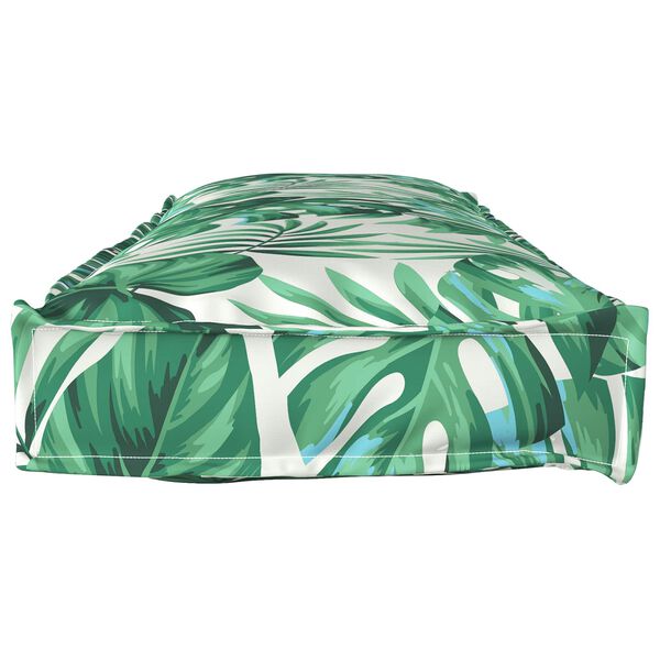 vidaXL Kudde L&ouml;v Bladm&ouml;nster 120 x 40 x 8 cm Oxford Tyg