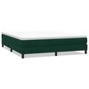 vidaXL Res&aring;rs&auml;ng utan madrass m&ouml;rkgr&ouml;n 180x220 cm sammet