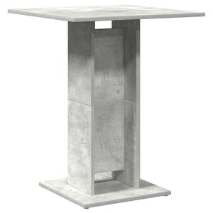vidaXL Bistrobord betonggr&aring; 60x60x75 cm konstruerat tr&auml;
