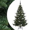 vidaXL Konstgjord julgran med julkulor 180 cm 300 LED-lampor Varmvit