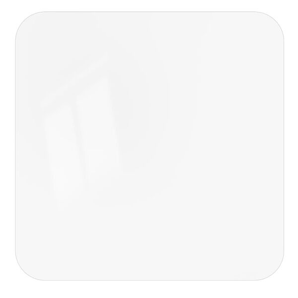 vidaXL Golvskydd för laminatgolv/matta 90 cm x 90 cm