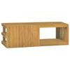 vidaXL V&auml;ggmonterat badrumssk&aring;p 90x40x30 cm massiv teak