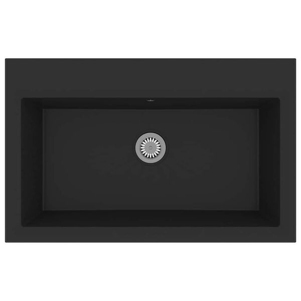 vidaXL Diskho Svart 79 x 50 x 31 cm Granit