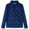 T-shirt f&ouml;r barn marinbl&aring; 104