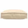 vidaXL Kudde 2 pcs Beige 40 x 40 x 8 cm Oxford Tyg