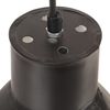 vidaXL H&auml;nglampa industriell 25 W svart rund 17 cm E27