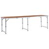 vidaXL Hopf&auml;llbart campingbord aluminium 240x60 cm