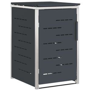 vidaXL Sopcontainerf&ouml;rvar for 1 Bin 240L Antracit