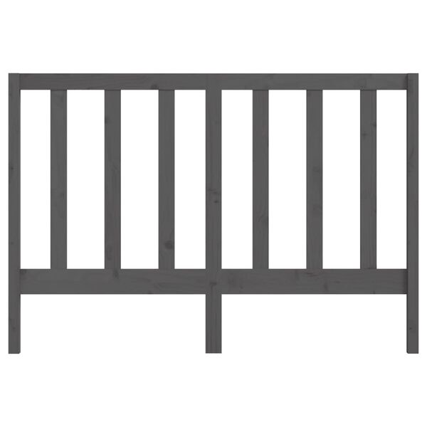 vidaXL S&auml;nggavel gr&aring; 141x4x100 cm massiv furu