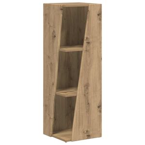 vidaXL Sidobrett 33 x 32 x 100,5 cm Konstruerat tr&auml; Artisan Ek