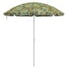vidaXL Badparasol Kamouflage 161 x 193 cm Polyester