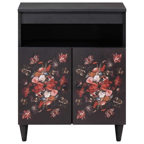 vidaXL Förvaringsskåp med lagring Flerfärgsdesign 60 x 33,5 x 75 cm