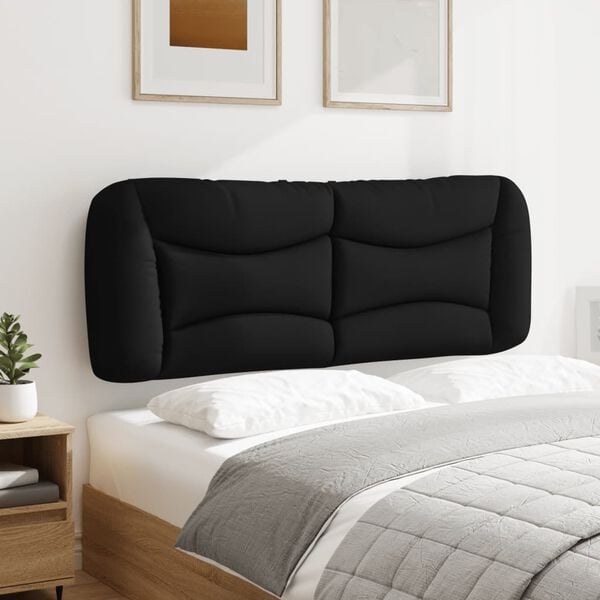 vidaXL Headboard Cushion "Hvar" Black 120 cm Fabric