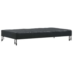 vidaXL Bordskydd 122 x 72 x 15 cm tyg Rektangul&auml;r Vattent&aring;lig Svart