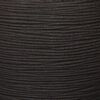 Capi Vas Nature Rib rund 62x48 cm svart KBLR271