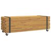 vidaXL Soffbord 110x45x35 cm massiv teak