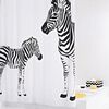 RIDDER Duschdraperi Zebra 180x200 cm