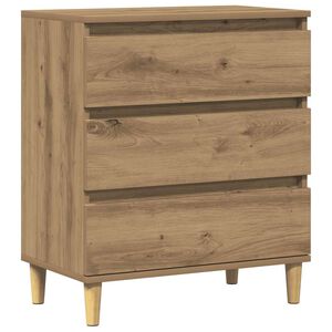 vidaXL Byr&aring; ek 60x35x70 cm konstruerat tr&auml;