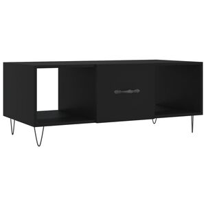 vidaXL Soffbord svart 102x50x40 cm konstruerat tr&auml;