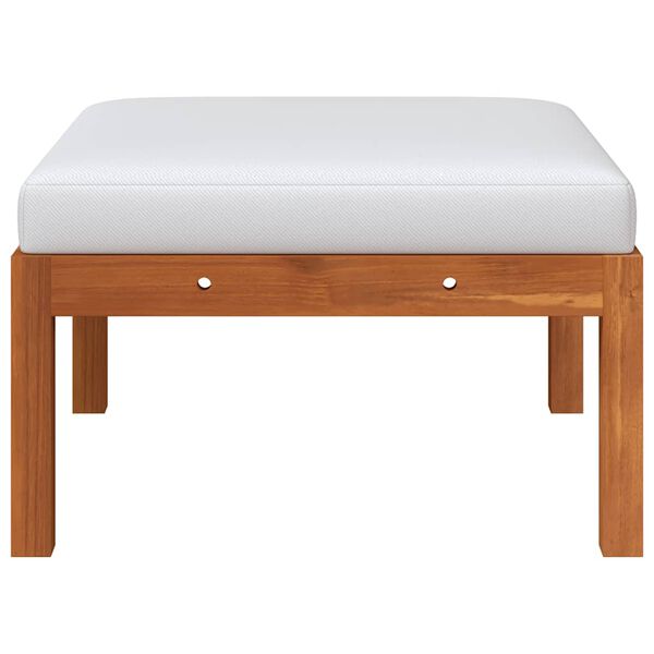 vidaXL 3-delad tr&auml;dg&aring;rdsloungegrupp med kuddar tr&auml; akacia och rep